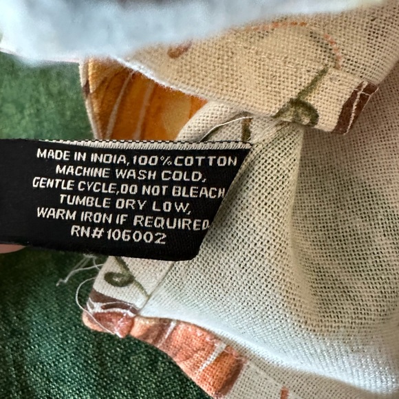 NEW Rachel Zoe PUMPKIN Fall Kitchen Towel Set/2 🍁🍂🍁🍂🍁 - Picture 6 of 6